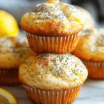 Lemon Poppy Seed Cottage Cheese Muffins