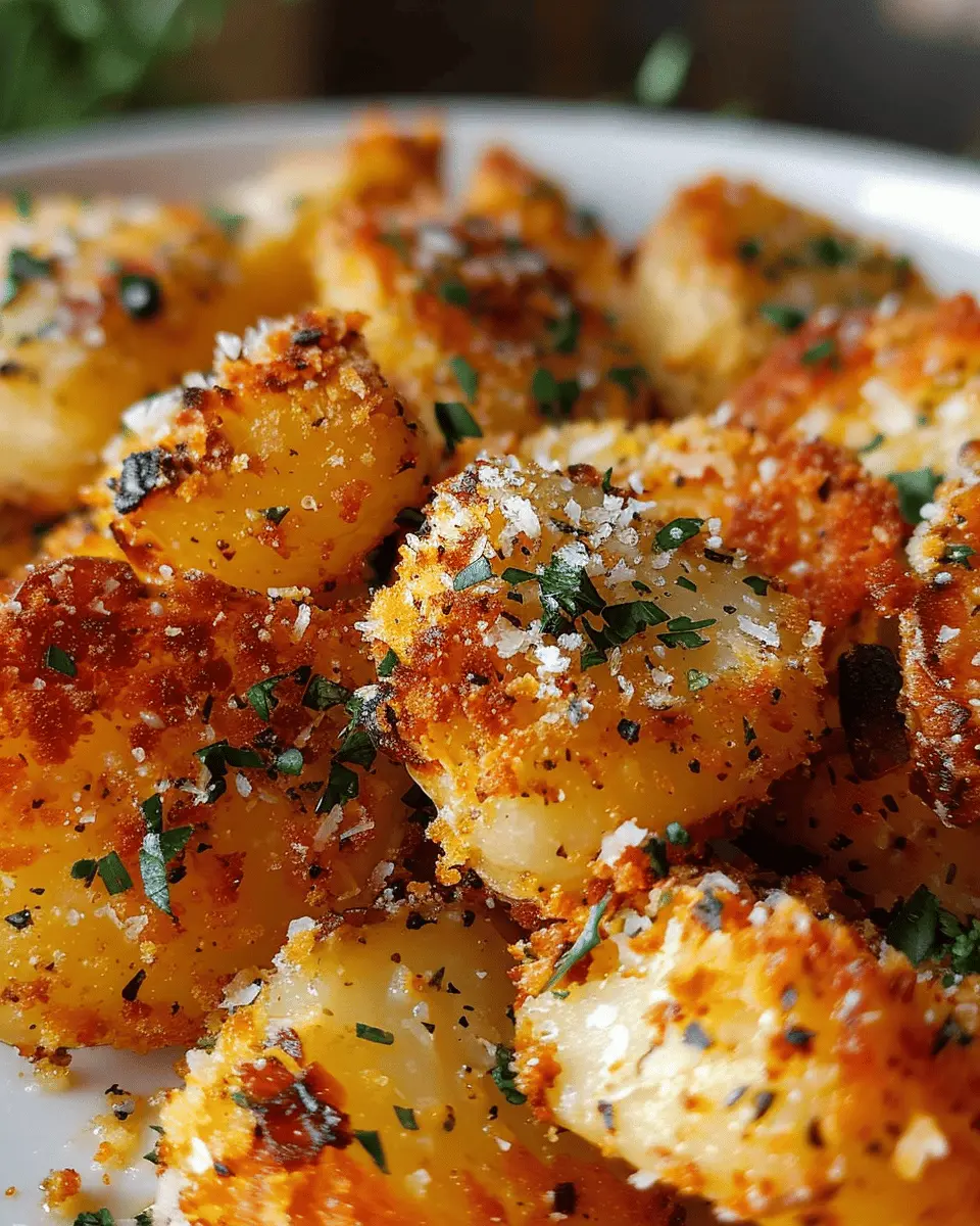 Crispy Parmesan Crusted Potatoe: The Best Comfort Side Dish