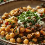 Chickpea Hash With Wild Mushrooms