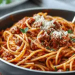 One Pot Spaghetti with Italian Sausage