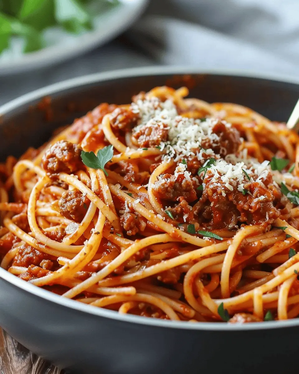 One Pot Spaghetti with Italian Sausage: A Cozy Family Favorite