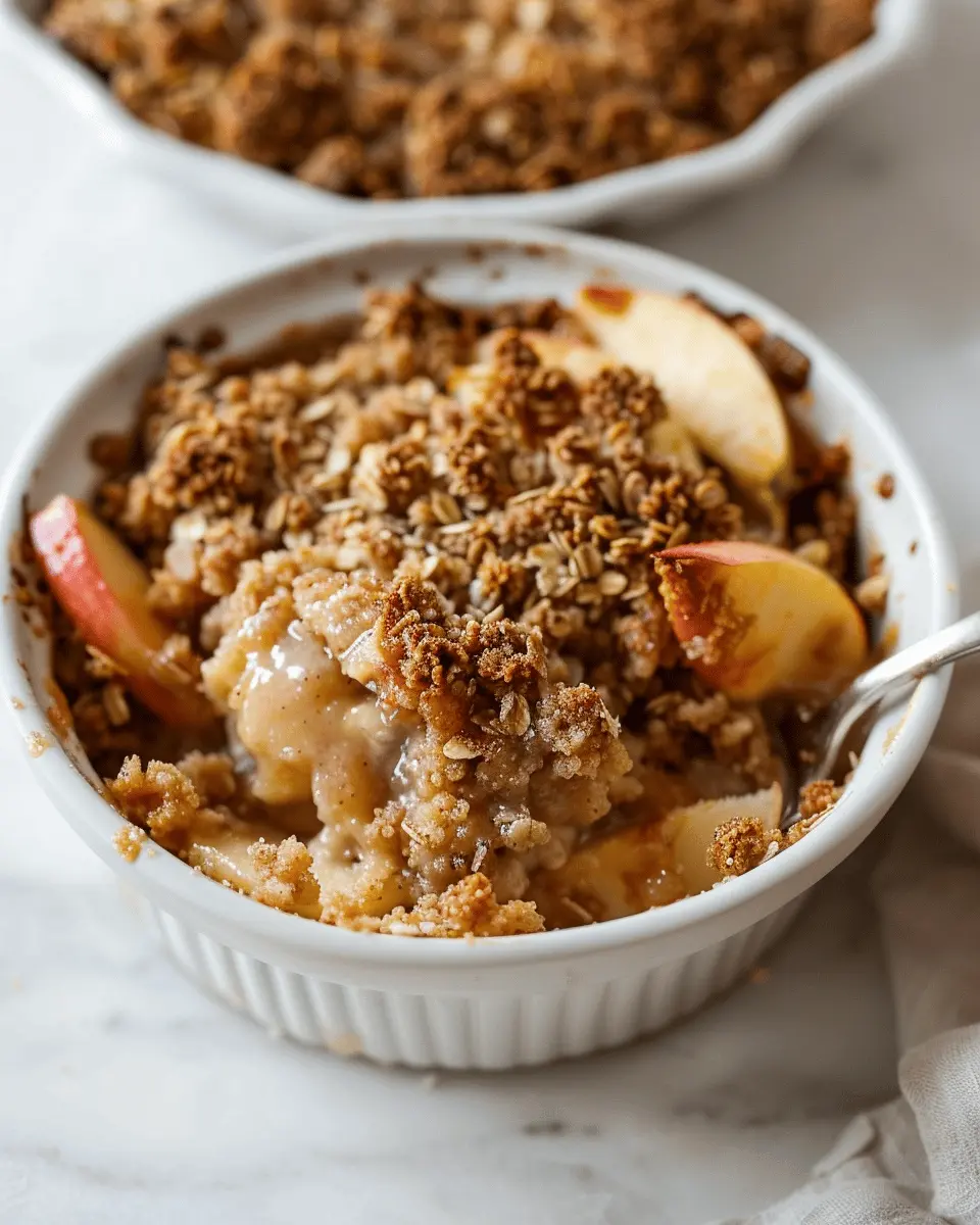 Healthy Breakfast Apple Crumble: Easy & Delicious Morning Treat
