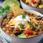 Dump and Go Crockpot Taco Soup