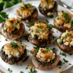 Best Christmas Stuffed Mushrooms
