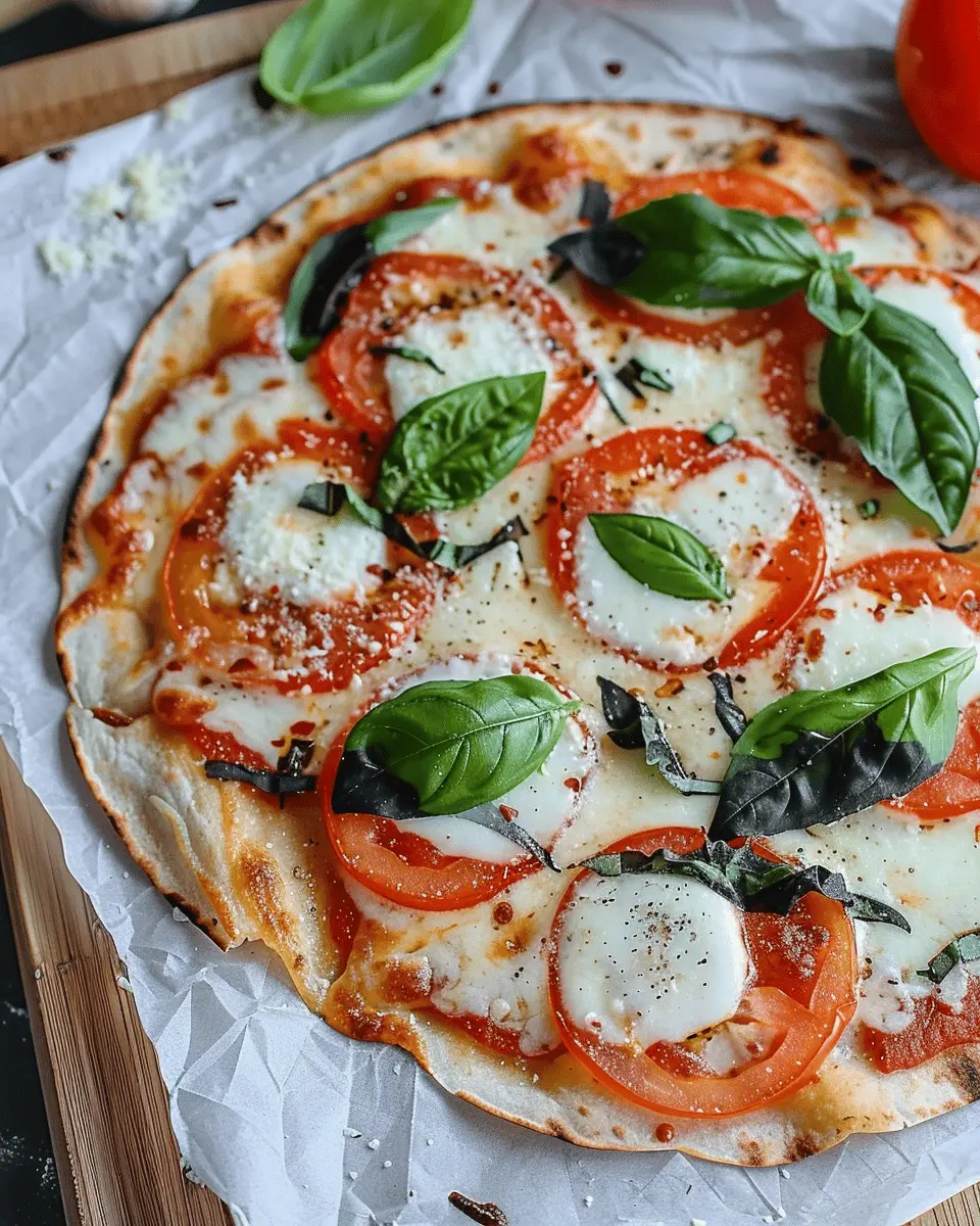 Margherita Tortilla Pizza: Easy Homemade Indulgence for All
