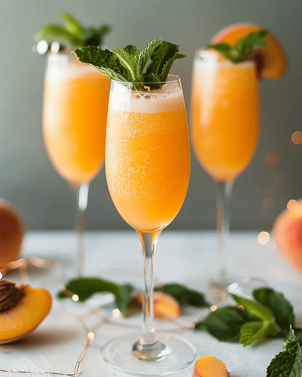 Peach Bellini Mocktail Recipe: A Refreshing Twist for Everyone