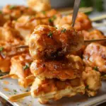 Chicken and Waffle Skewers