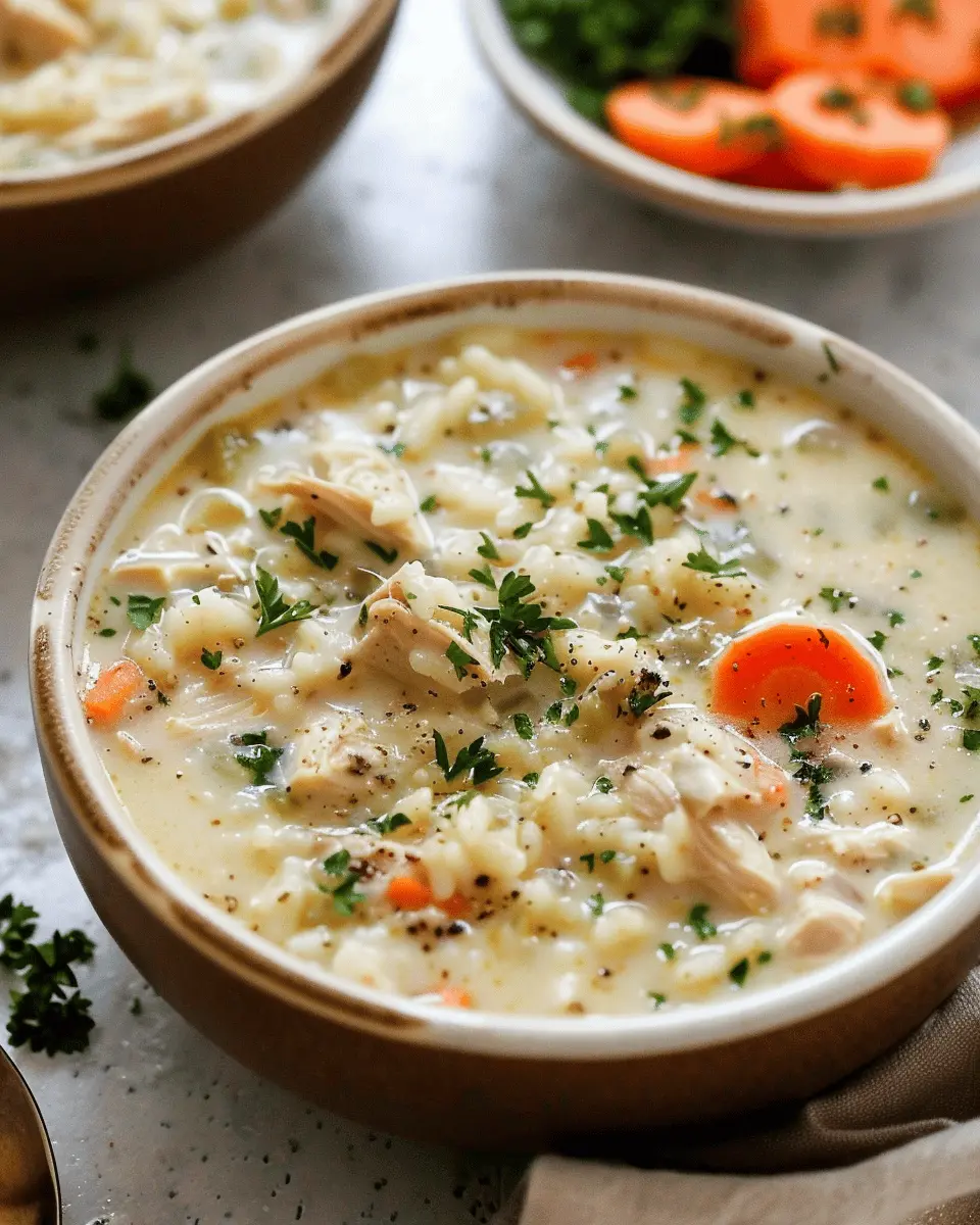 Creamy Chicken and Rice Soup: The Best Comfort Food Recipe