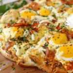 Cheese Breakfast Pizzas