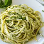 Easy 10-Minute Creamy Pesto Pasta