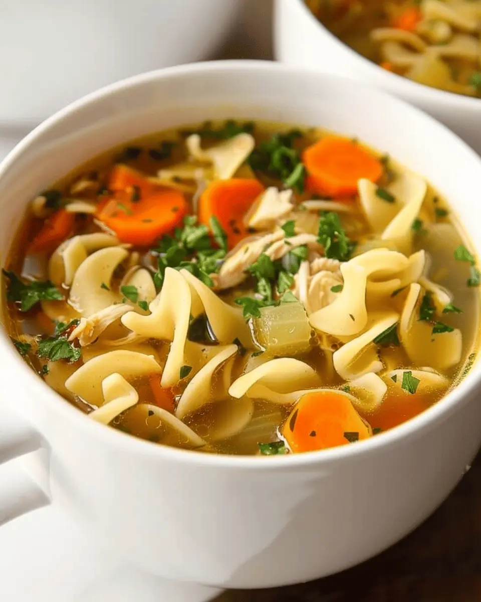 Best Chicken Noodle Soup with Egg Noodles for Cozy Nights