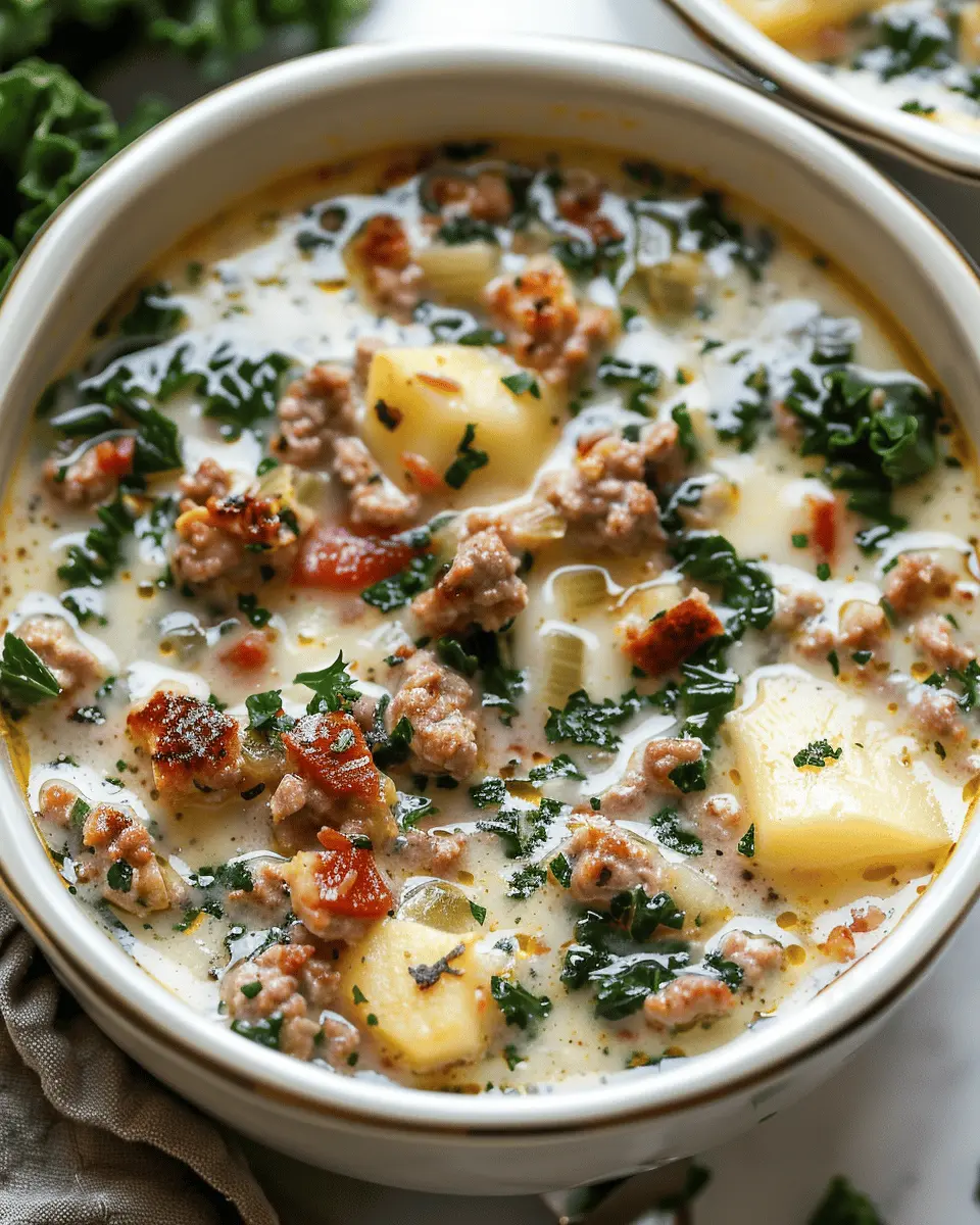 Crockpot Zuppa Toscana: Best Comfort Food with Turkey Bacon and Chicken Ham