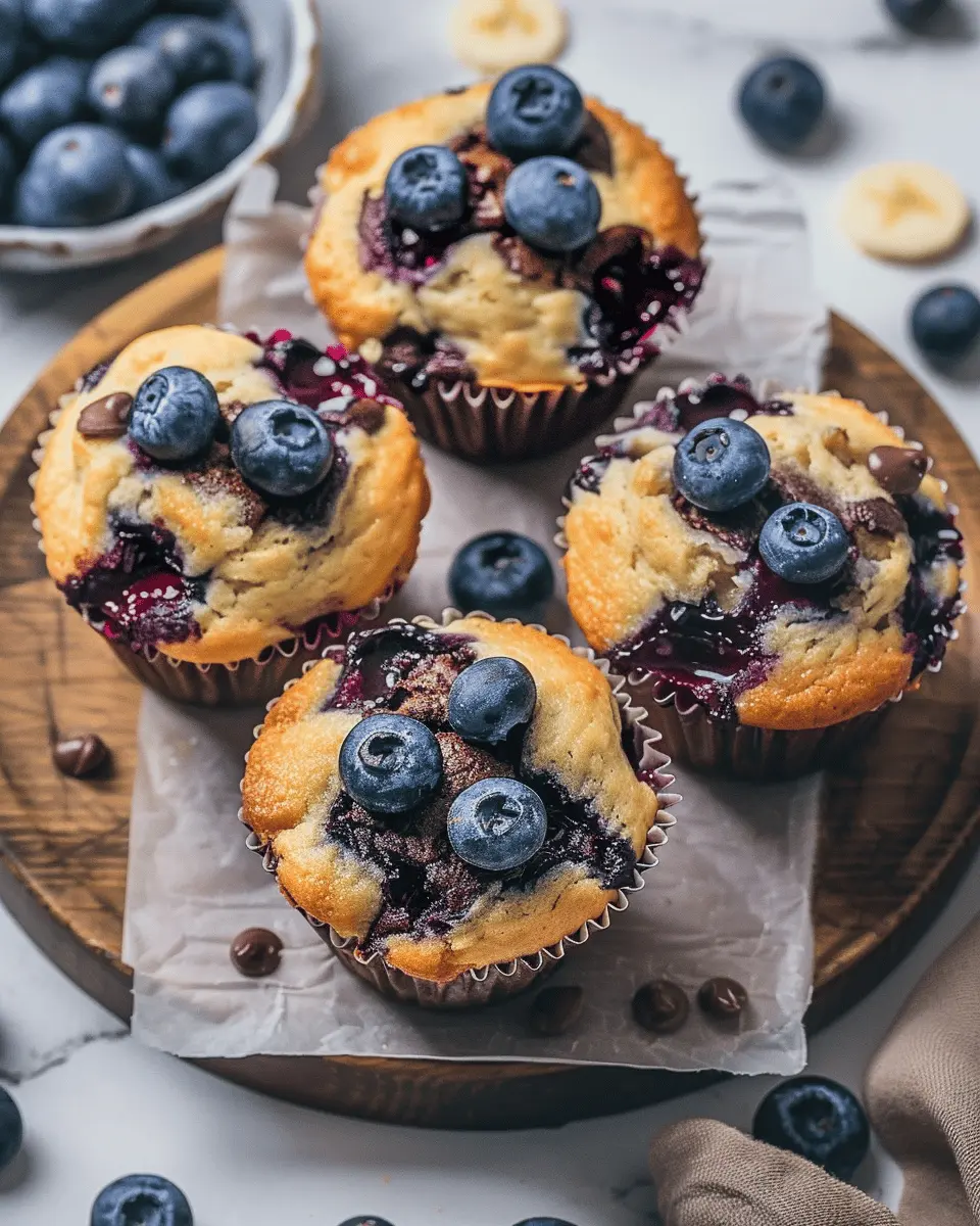 Blueberry and Chocolate Cottage Cheese Muffins: A Guilt-Free Delight