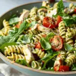 Easy Chicken Pesto Pasta Salad