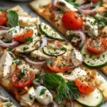 Mediterranean Chicken Flatbread