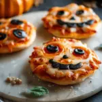 Halloween Mini Pizzas