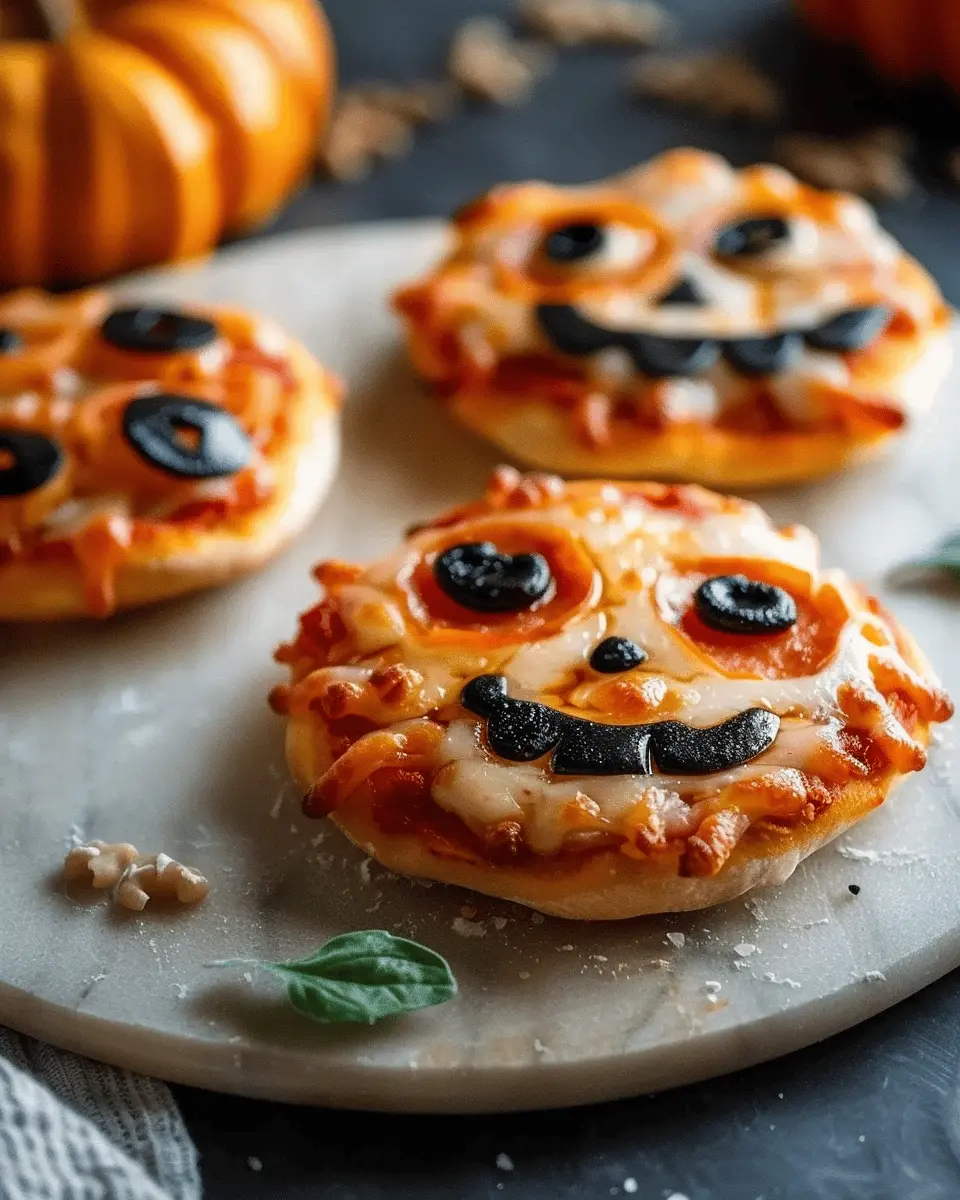 Halloween Mini Pizzas: Quick & Easy Spooky Treats for Family Fun