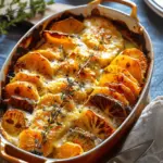 Cheesy Root Vegetable Gratin