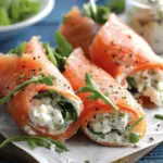 Smoked Salmon and Cottage Cheese Wrap