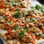 Thai Chicken Flatbread