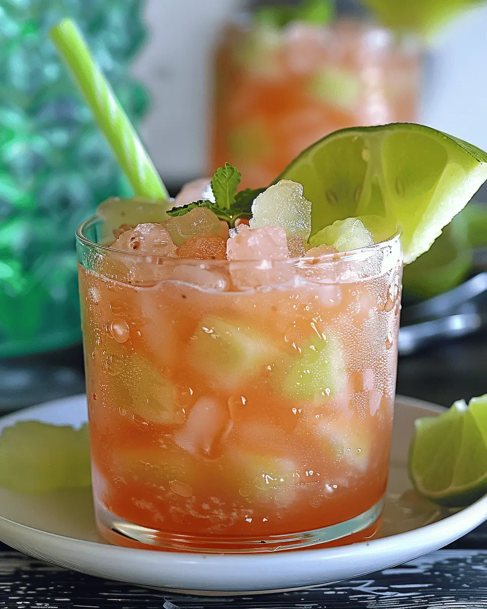 Minty Melon Refresher: A Juicy and Easy Summer Delight