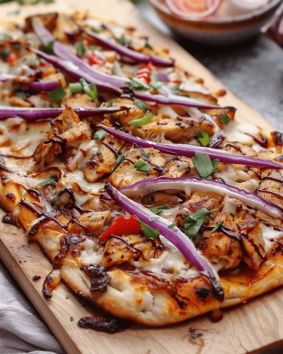 BBQ Chicken Flatbread: Easy Recipe for a Juicy Family Dinner