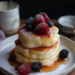 Fluffy Japanese Soufflé Pancakes