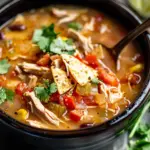 Crockpot Chicken Tortilla Soup