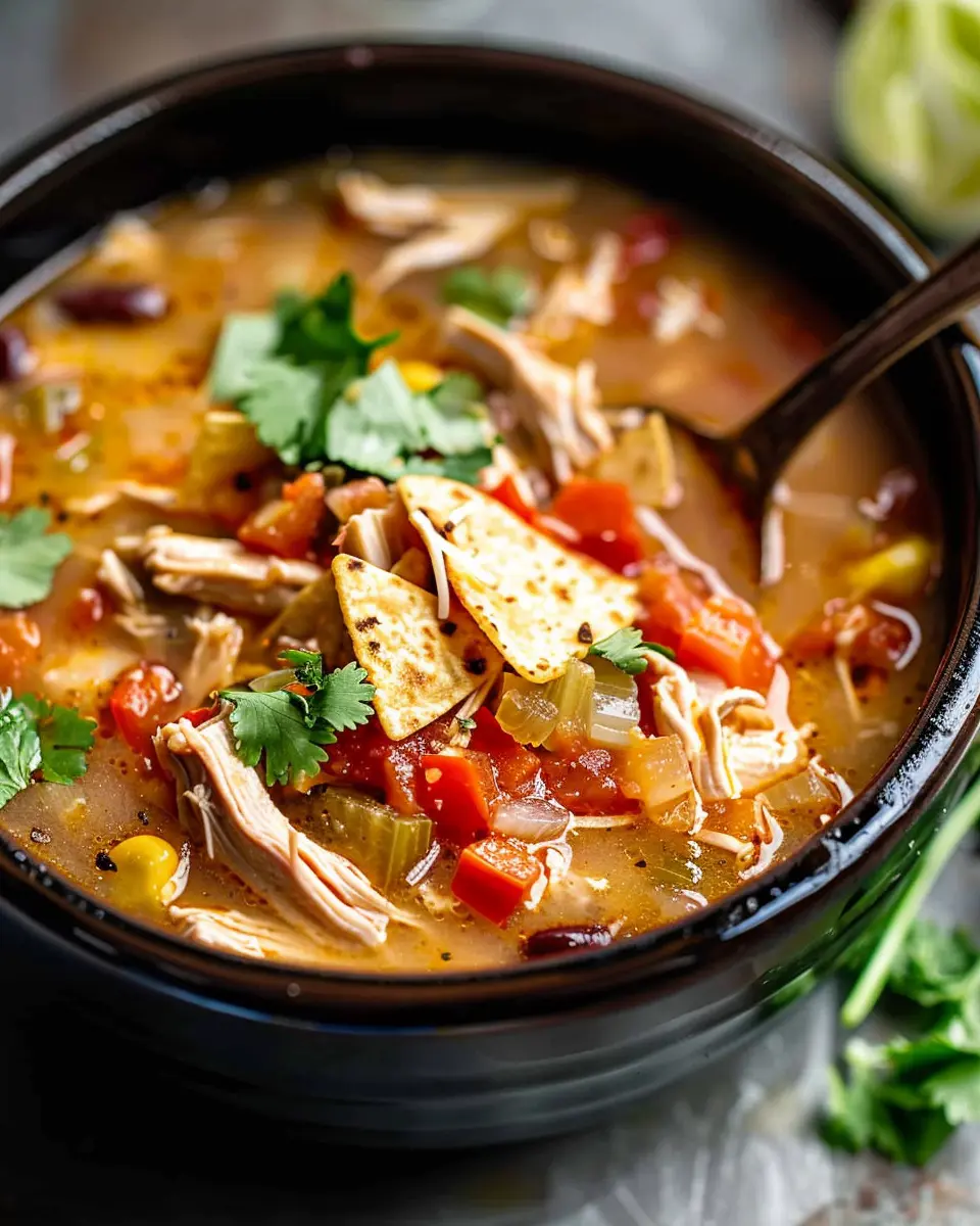 Crockpot Chicken Tortilla Soup: Easy Weeknight Comfort Food