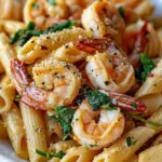 Cheese Shrimp Penne Pasta