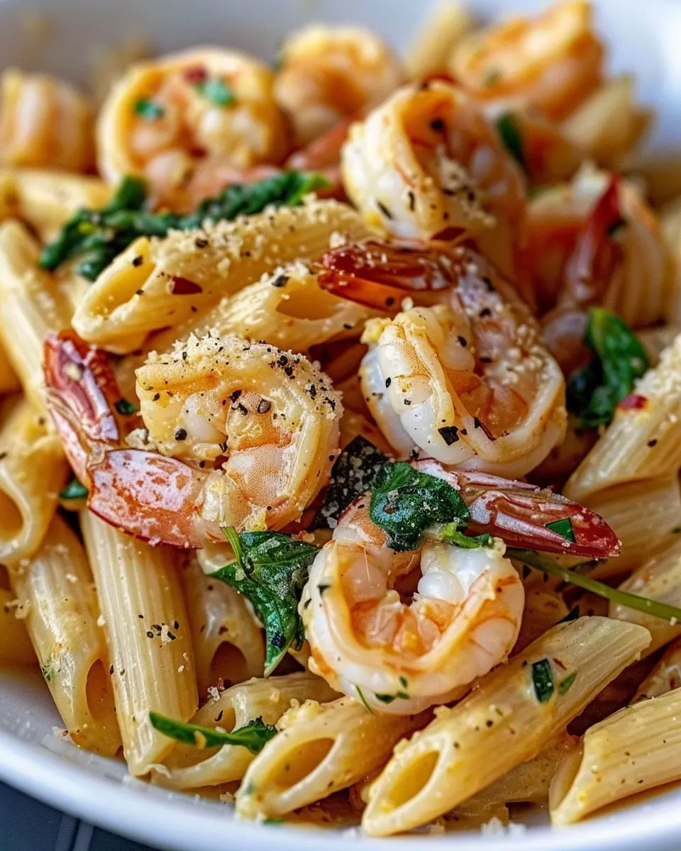Cheese Shrimp Penne Pasta: A Creamy Indulgence for Dinner Nights