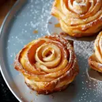 Baked Apple Roses With Puff Pastry