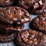Fudgy Chocolate Brownie Cookies