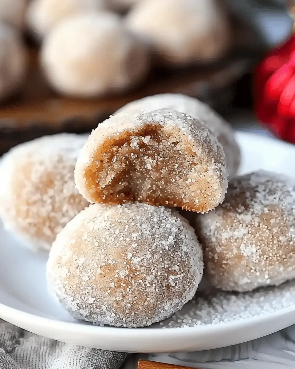 Cinnamon Sugar Snowball Cookies Recipe: Easy Treats for Everyone