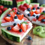 Healthy Watermelon Fruit Pizza