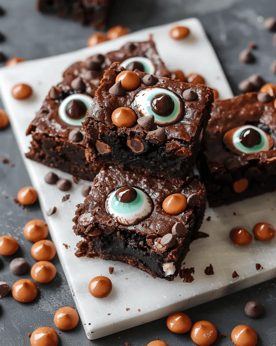 Eyeball Brownies: Indulgent Treats for Your Halloween Feast