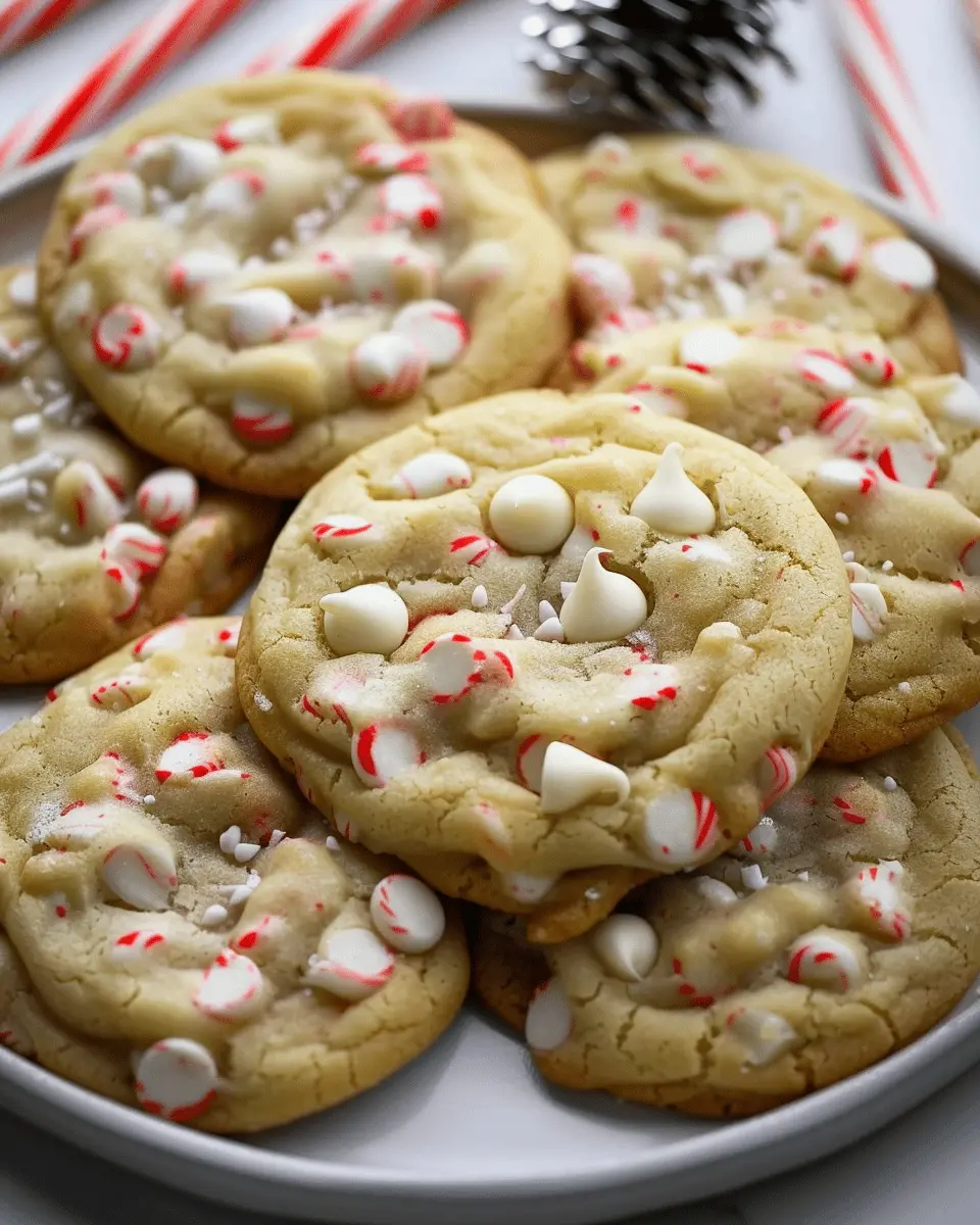 White Chocolate Peppermint Cookies: The Best Holiday Treat