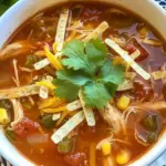Crock Pot Chicken Tortilla Soup