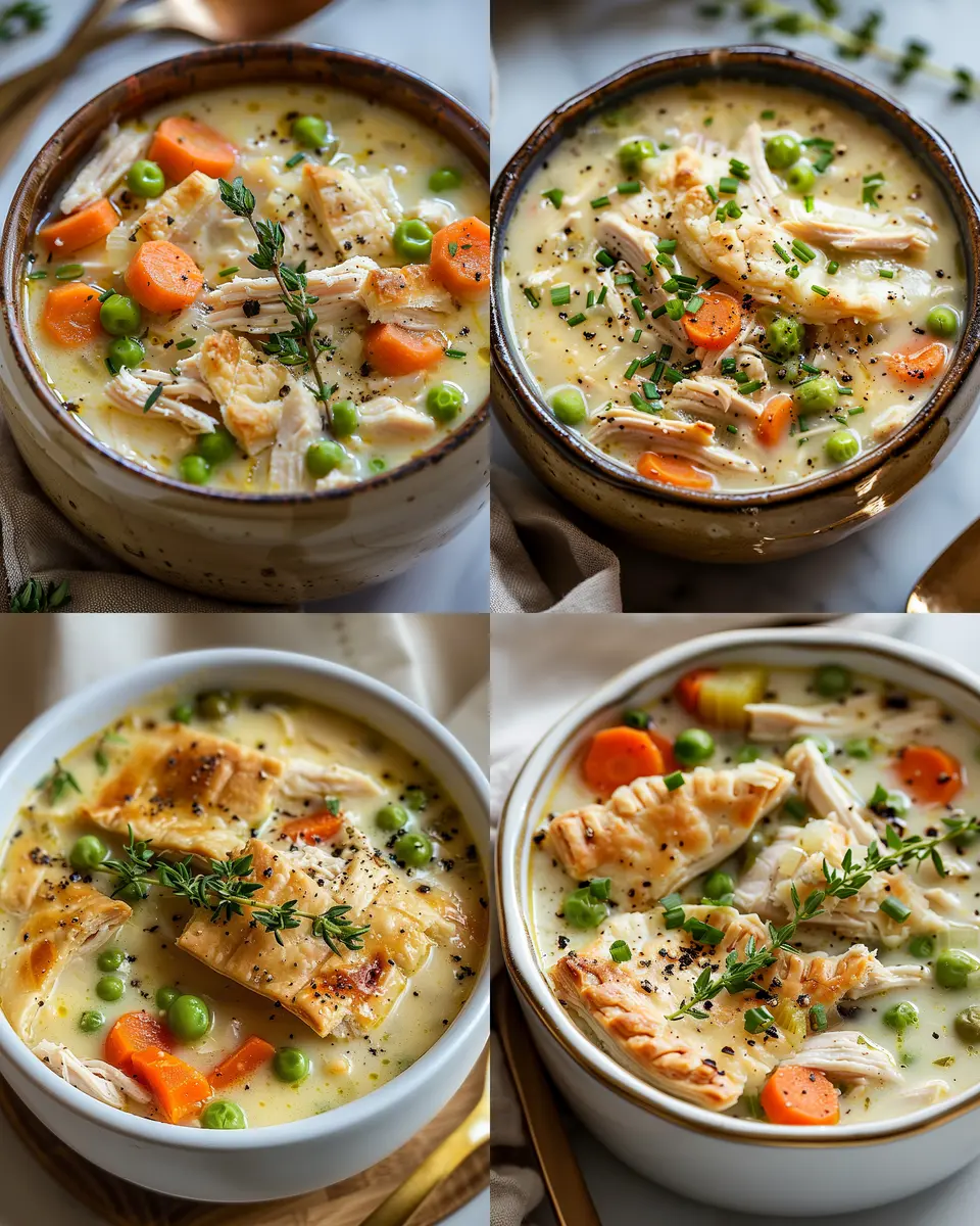 Keto Chicken Pot Pie Soup: A Cozy, Low-Carb Delight with Turkey Bacon