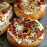 Zesty Bacon Cream Cheese Bagels