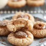 Eggnog Snickerdoodle Thumbprint Cookies