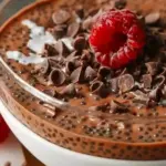 High Protein Chocolate Chia Pudding