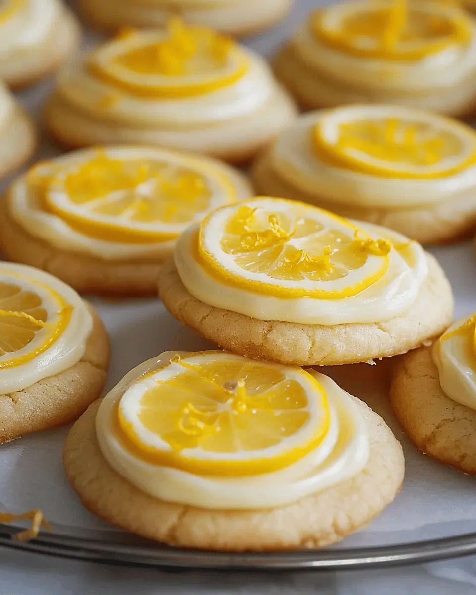 Zesty Lemon Frosted Cookies Recipe: The Best Treat for Any Occasion