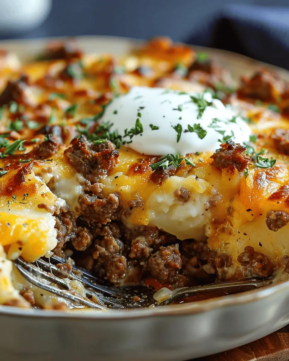 Ground Beef and Potatoes Casserole: Easy Comfort Food Delight