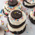 The best Crumbl Oreo Birthday Cake Cookies