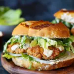 Crispy Chicken Caesar Sandwich