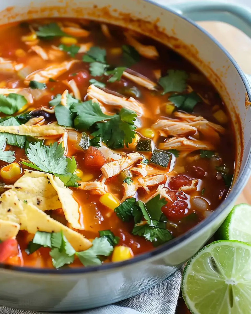 Chicken Tortilla Soup Recipe: Easy and Flavorful for Family Nights