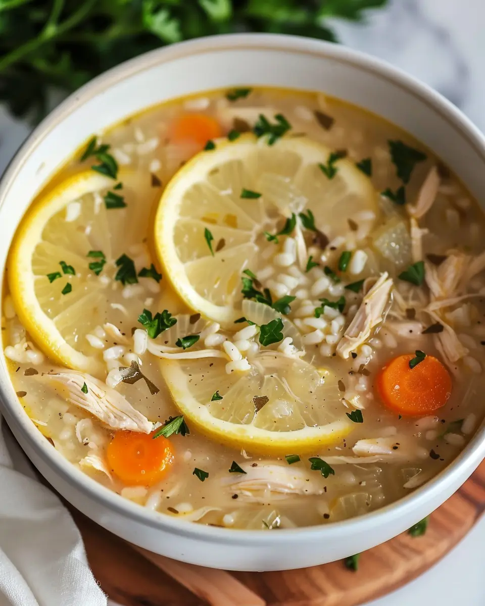 Crockpot Lemon Chicken Soup: Easy Comfort in Every Spoonful