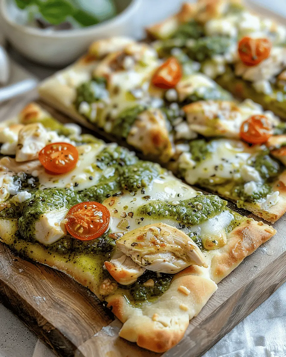 Chicken Pesto Flatbread: The Easy Way to Elevate Dinner Tonight