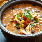 Crockpot Chicken Tortilla Soup